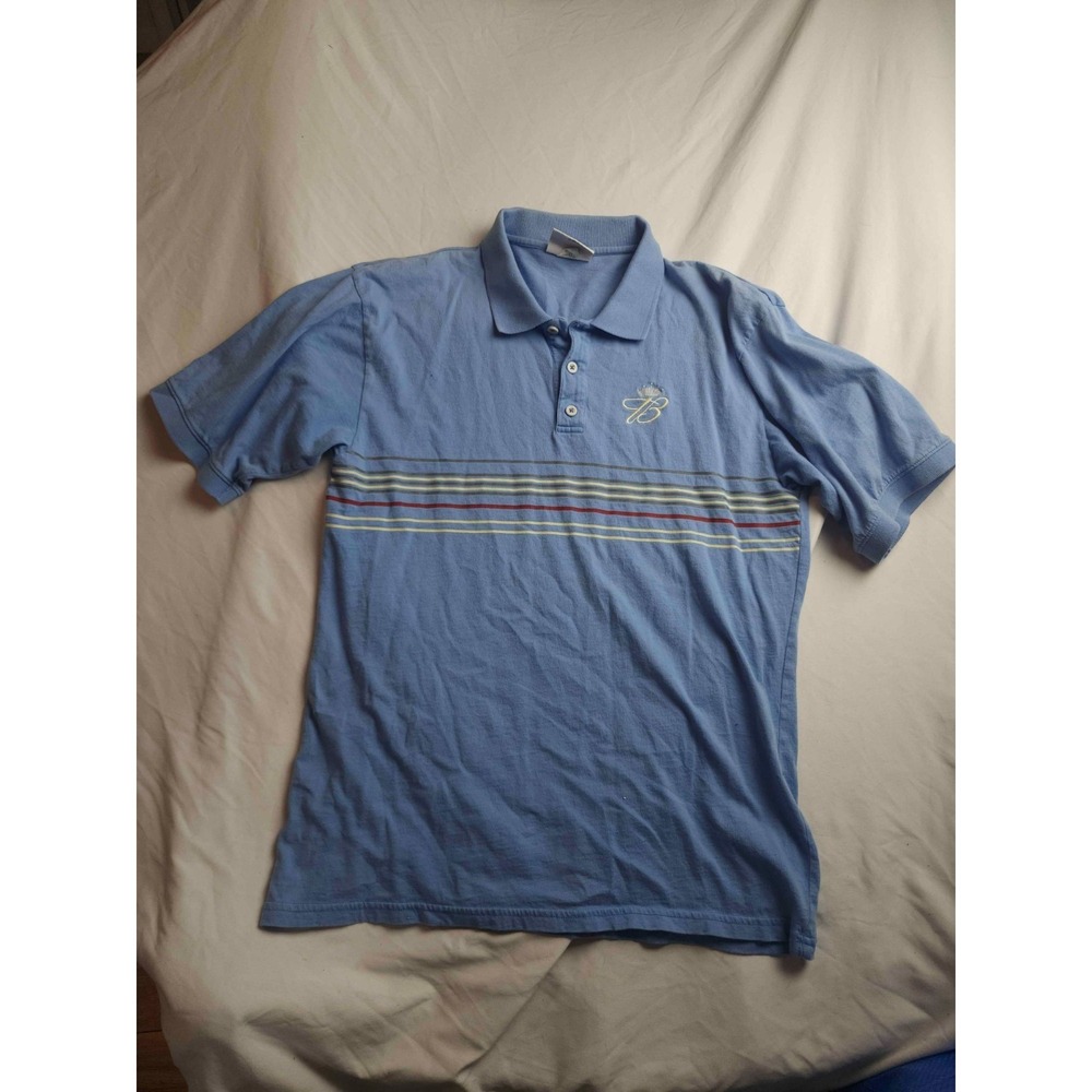 Chase Authentics NASCAR Dale Earnhardt‎ Jr Polo Shirt Mens Large Blue Budweiser